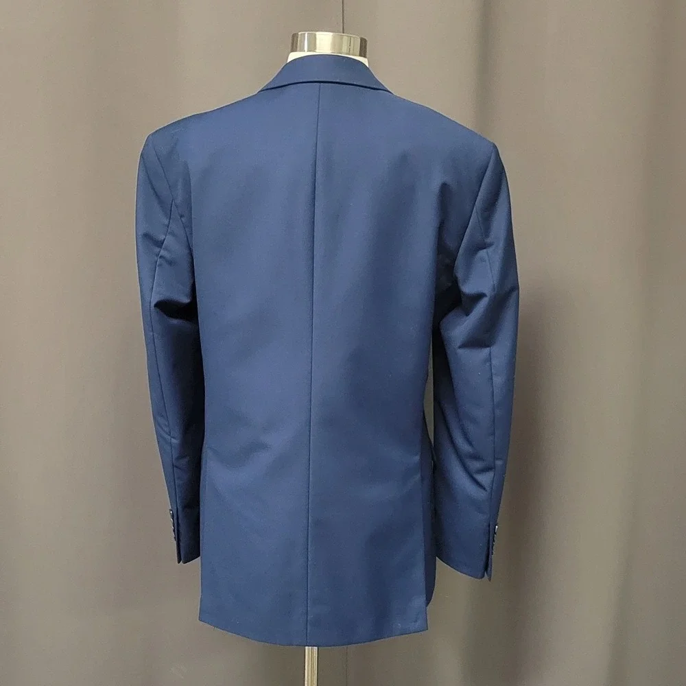 Alain Dupetit Blazer‎ Royal Blue 2-Button Notch Lapel AD-013 38R